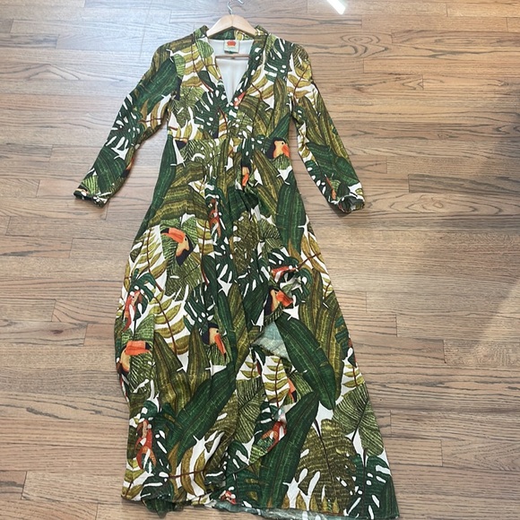Farm Rio Paradise Forest Maxi Dress - Picture 3 of 4